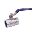 SRP 3/4" Brass Ball valve (20mm) chrom plated