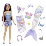 Barbie Mermaid Power Doll, Skipper with 10 Pieces Including Beachy Clothing, Mermaid Tail, Pet Butterfly & Accessories