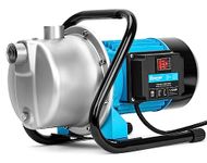 BOMGIE 1.5HP Portable Water Transfer Garden Pump,1200GPH Shallow Jet Well Pump,Draining Irrigation Lawn Fountain Booster Pump for Water Removal