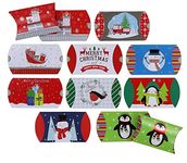 Christmas Gift Card Pillow Boxes (50-Count) by Iconikal