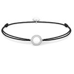 Thomas Sabo Women Bracelet Little Secret Circle Zirconia 925 Sterling Silver LS010-401-11-L20v