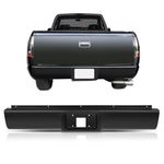 FINDAUTO Heavy Duty Steel Rear Bumper Roll Pan fit for 88-98 for Chevrolet C1500 C2500 C3500,88-98 for Chevrolet K1500 K2500 K3500,for Chevrolet R20 1988 Off Road Bumper