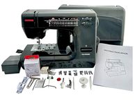 Janome HD5000 Heavy-Duty Top of the line (All Mechanical) Black Edition Sewing Machine with Bonus Quilt Kit