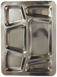 Winco 6-Compartment Mess Tray, Style B
