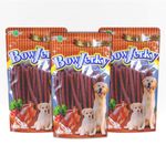 Rena Bow Jerky Dog Treats for All Life Stages - Protein Rich Chicken Liver Stick, 200 gm (Pack of 3)