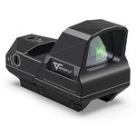 VOTATU RMD502-EG Green Dot Sight for Rifle Shake Awake Reflex Sight 2 MOA Dot 62 MOA Circle 1x30mm Picatinny Optic Scope