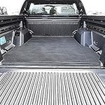 UK Custom Covers TL566 Tailored Trunk Load Bed Liner Black - Fits Ford Ranger T8 Double Cab (2018-2023)