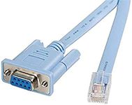 StarTech.com Cisco console router cable - RJ45 (m) - DB9 (f) - 6 ft - Serial cable - RJ-45 (M) to DB-9 (F) - 6 ft - blue - for Cisco 16XX, 17XX, 67X, 80X, 81X, 82X, 83X, 85X, 861, 87X, 88X, 89X, Aironet 1130, 12XX