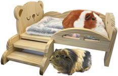 Yuimikaka Wooden Guinea Pig Bed wit