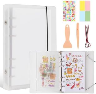 Reusable Sticker Book 100 Sheets Sticker Collecting Album Sticker Collection Accessories Activity Sticker Album for Collecting Stickers, Labels, A6