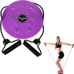 Waist Whisper, Waistwhisper Body Shaping Waist Twisting Disc, Waist Twister Twisting Disc, Twist Board Waist Twisting Disc (Purple)