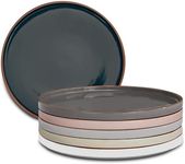 Mora Ceramic Flat Dinner Plates Set