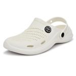 Centrino Men's 7302 White Clogs_7 UK(7302-6)