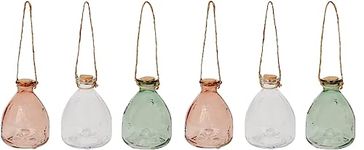 Wasp Trap Set of 3, 4 or 6, Glass Wasp Repellent Without Chemicals, 360 Degree Effect, Mosquito Trap, Fly Trap + Lucky Sticker (Set of 6)