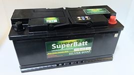 12V 140Ah SuperBatt AGM1200 Deep Cycle HD Leisure Marine VRLA AGM Battery Safe Non-Spillable Caravan Motorhome Boat (130AH, 120AH, 110AH, 100AH)