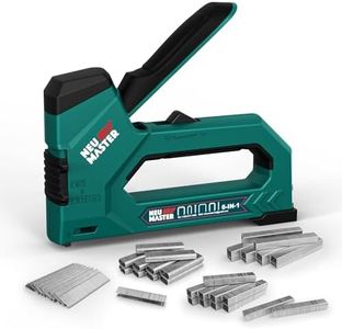 NEU MASTER 6-in-1 Staple Gun, Upholstery Stapler with 4000 Counts Staples, Staple Gun Heavy Duty for Wood, Fixing Material, Decoration DIY, Carpentry, Furniture