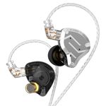 Yinyoo KZ ZS10 Pro In Ear Monitor Earphone Wired 4BA 1DD Gaming Earbuds, Stainless Steel Faceplates Hybrid In-Ear Headphones HIFI IEM with 2 Pin 3.5mm Cable 4 Pairs Eartips for Musician