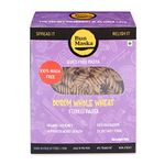 Bun Maska Durum Whole Wheat Fusilli Pasta | 100% Vegetarian & Maida Free | No MSG | Good for Heart | Low in Calories | No Trans Fats | Cooked in Just 10 Minutes | No Preservatives & colour (450 grams)