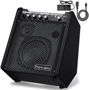 30W Drum Amplifier,Wireless Electric Drum Speaker w/3-Band EQ,OTG Recording
