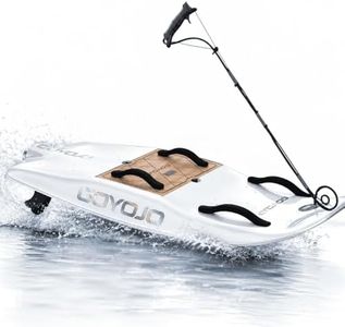 GOYOJO High Performance Electric Surfboard Max 18kW, Up to 55km/h Jet Surfboard with 40-60min Runtime, Powerful Motorized Water Board for Lake & Ocean