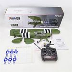 Goekhyrani 1/16 Scale RC Plane, WWII Piper J-3 CUB RC Airplane with Gyro, 2.4GHz 4CH Military RC Plane Ready to Fly, EPP Fixed-Wing RC Aircraft Outdoor for Adults-2025 Xmas Gifts (RTF