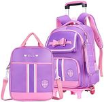 Rolling Backpack for Girls Cute Tro