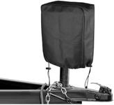 Caravan Hitch Cover, Universal Caravan Trailer Jack Cover with Heavy Duty Nylon Waterproof Camper RV Jack Protective Cover Camper Accessories for Van Truck Bus