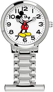 Mickey Mouse Reloj Analógico para Mujeres de Cuarzo con Correa en Metal MK8159ARG