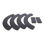 JZGRDN Rubber Paddle Set 735-04033 735-04032 753-04472 780-035 953-04472 13167 Compatible with MTD, Craftsman, Ryobi, Troy-Bilt, Yardman, Yard Machines 2-Cycle Single Stage Snow Throwers