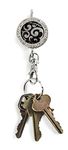 Finders Key Purse - Women’s Key Finder, Key Holder, Key Ring, Cute Keychain, Keychain, Accessories, Car Keys Keychain, Key Hook, Bling, Black & Silver