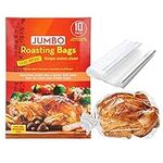 Pack of 10 Roasting Bags, 25cmx38cm, Perfect for Cooking Chicken, Vegetables, Meats and Seafood, Oven and Microwave Safe, Keeps the Oven Clean and your food Juicy (1 Pack)