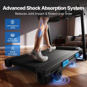 MERACH Foldable Treadmill with Adjustable Incline – Compact Home Fitness