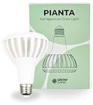 Pianta 18W Full Spectrum LED Grow Light for Indoor Plants – Plant Grow Bulb, Indoor Grow Light for Growing Succulents Herbs & Cactus, Germination of Seedlings, E27, B22, PPF μmol/s 33.1 (White, E27)