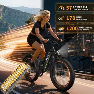 FREESKY Wildcat Electric Bike – 170km Range, High Performance