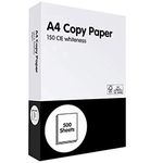 Wellpack Europe 1 x Ream of A4 Paper White Copier Laser & Inkjet Printer Paper A4 500 x Sheets