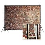 LFEEY 10x8ft Vintage Red Brick Wall