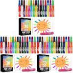 Tempera Paint for Kids and Toddlers - 30 Large Paint Sticks - Washable, Solid, Non Toxic, Mess free Paint Set - Arts and Crafts for Kids - for Wood, Glass, Canvas, or Card painting (Pack of 3)