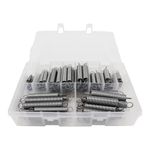 70 x Assorted Expansion Springs Various Sizes, Extension Tension Spring Box Set