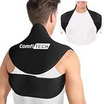 ComfiTECH XL Neck Ice Pack Wrap Gel for Neck and Shoulders Reusable, Cervical Ice Pack for Upper Back Pain Relief, Bruises, Inflammation, Office Neck, Surgery, Sports Injuries