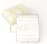 3 Pack Cedar Eucalyptus Scented Clean Natural Soy Wax Melts Tarts – Total 7.5 Oz. of Scented Wax Melts, Holiday Scent, Made in USA River Birch Candles