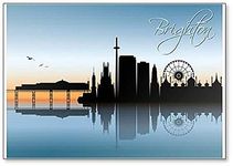 Brighton Skyline - Egnland - United Kingdom - Fridge Magnet