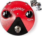 Briskdrop Dunlop FFM2 Germanium Fuzz Face Mini Distortion Pedal Bundle with Snark Tuner ffm2snark