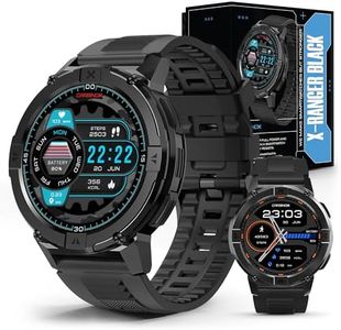 CARBINOX X-Ranger Smart Watch (Answer/Make Calls), Rugged Fitness Tracker IP69K Waterproof, Compatible with android and IOS, 14 Days of Battery Military Durable, AMOLED Screen