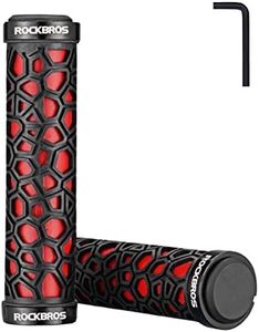 ROCKBROS Bike Handlebar Grips Double Lock-on Bike Grips Non-Slip Bicycle Handlebar Grips for MTB, BMX, Scooters, Folding Bikes 22.2mm