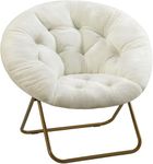 Elevon Saucer Chair Faux Fur with S