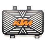 0TO6 Mild Steel Metal Radiator Grill Guard For KTM RC Duke 125 200 250 390 All Model, BLACK & ORANGE