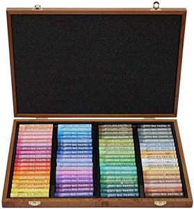 Mungyo Gallery Soft Oil Pastels Wood Box Set of 72 - Assorted Colors