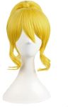 MapofBeauty Side Bangs Curly Lovely Hair Accessories Cosplay Wigs (Gold)