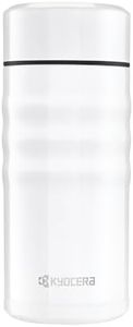Kyocera Travel Mug with Twist Top, 12oz, Pearl White