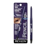 Revlon Pencil Eyeliner, ColorStay Eye Makeup with Built-in Sharpener, Waterproof, Smudgeproof, Longwearing with Ultra-Fine Tip, 209 Black Violet, 0.01 Oz/ 0.28g